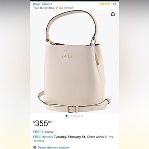 COACH Town Bucket Bag